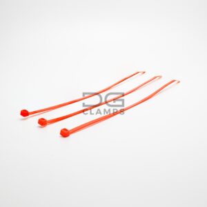 Opaska kablowa 2,5x150mm Orange 100szt