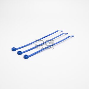 Opaska kablowa 4,8x400mm Blue 100szt