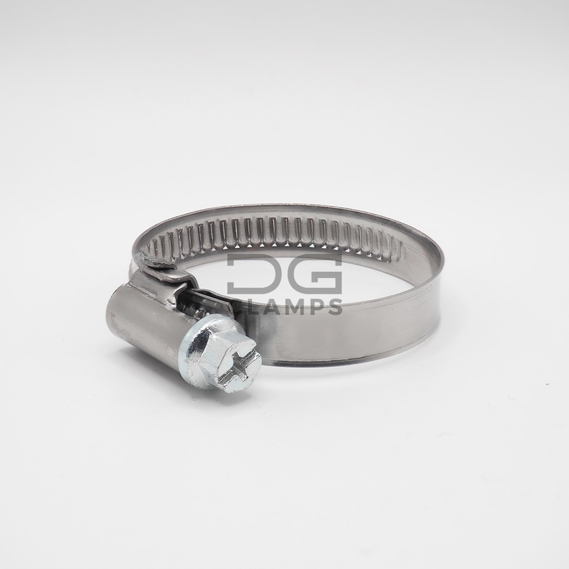 Opaska ślimakowa INOX - DGC PREMIUM W2 - 140-160/9 mm